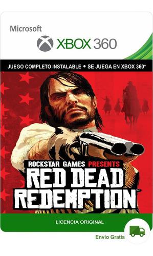 Red Dead Redention Xbox 360 Juego Digital Original