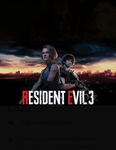 Resident Evil Remake 3 + Juego De Regalo!!