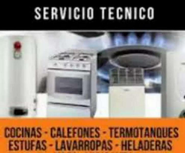 SERVICIO TÉCNICO DE REPARACIÓN DE COCINAS CALEFONES