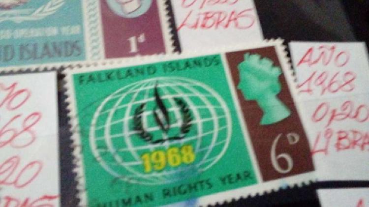 Sellos Postales de Falkland Islands