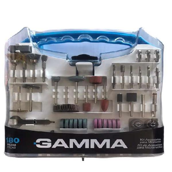 Set Kit Accesorio Mini Torno Gamma Juego 180 Piezas Maletin