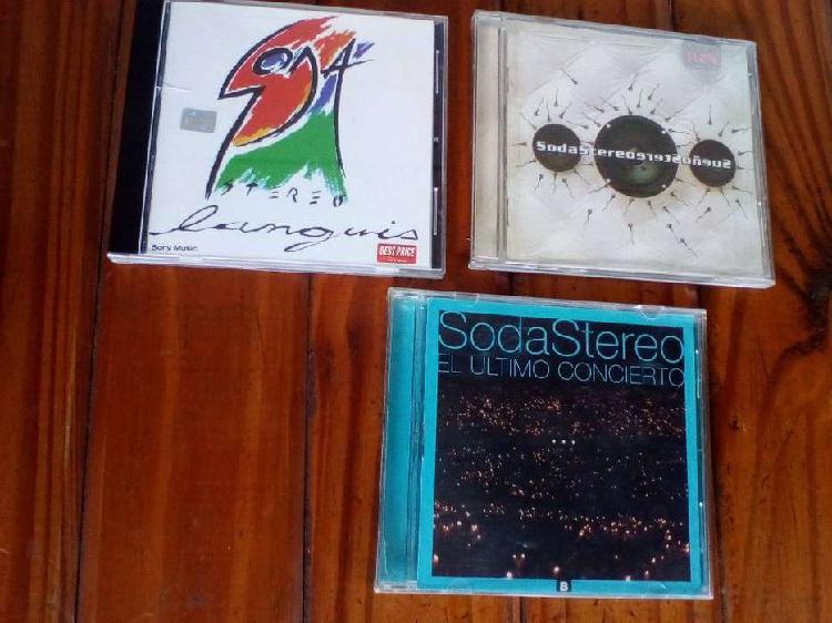 Soda Stereo lote x 3 cd