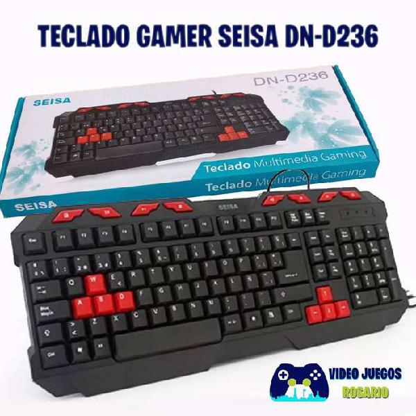 TECLADO PC GAMER MULTIFUNCION DN-D236