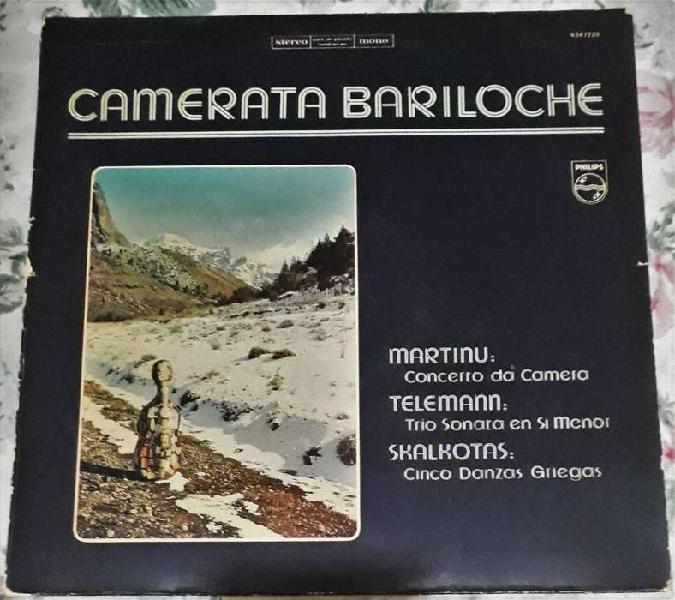 Vinilo Lp Camerata Bariloche Martinu Teleman Skalkotas 1975