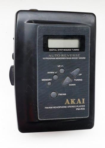 Wolkman Akai Pm-r35 - Cassette Y Radio Am-fm - Funcionando