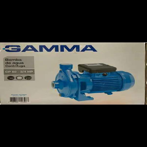 bomba de agua Gamma centtrifuga CP-80 . 3/4 Hp