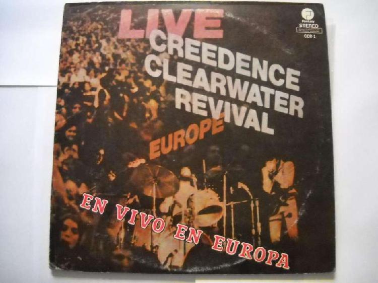 2 lps vinilo creedence clearwater revival en vivo europa m/b