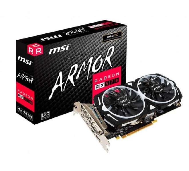 AMD MSI Radeon RX 570-4GB ARMOR OC- Placa de video (GPU)