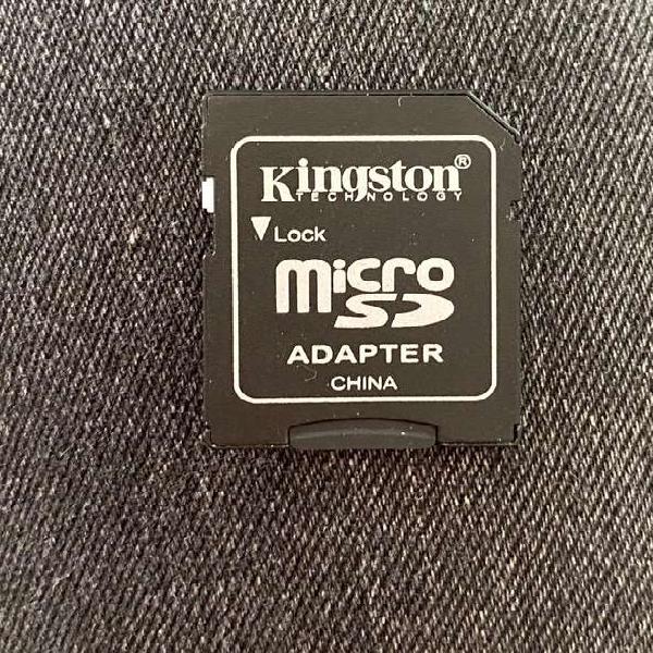 Adaptador y tarjeta micro SD