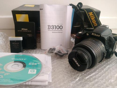 Camara Nikon D3100 Dslr Reflex Kit Foto Lente 18-55 Original
