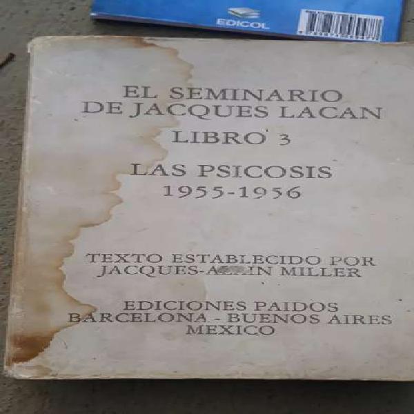 EL SEMINARIO DE JACQUES LACAN LIBRO 3 LAS PSICOSIS 1955-1956