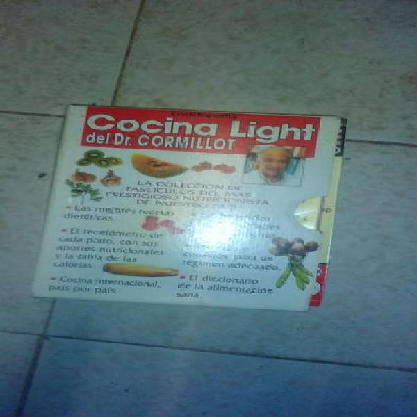 LIBROS DE COCINA LIGHT DEL DR. CORMILLOT. OPORTUNIDAD. C/U