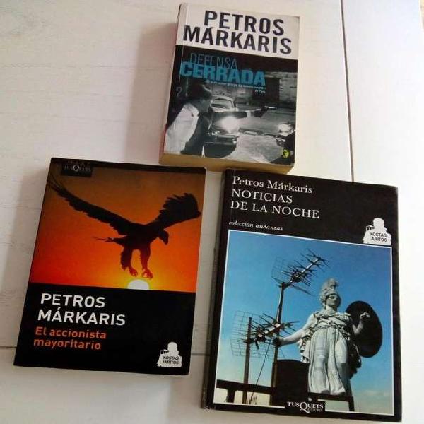 Libros Petros Márkaris x unidad (PROMO, SI LLEVAS 3 COSAS