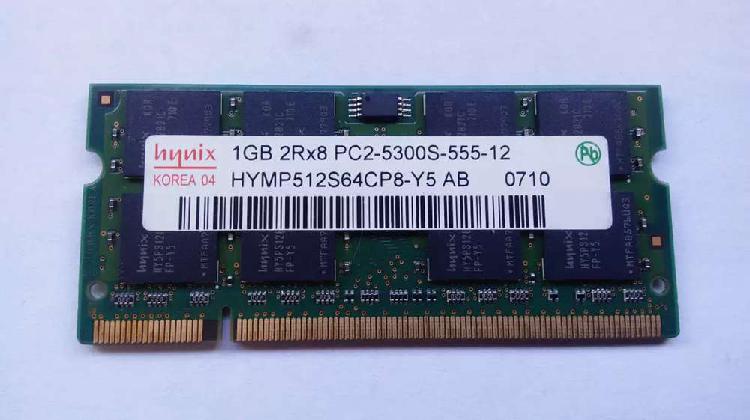 Memoria HYNIX 1GB 2Rx8 PC2-5300S-555-12