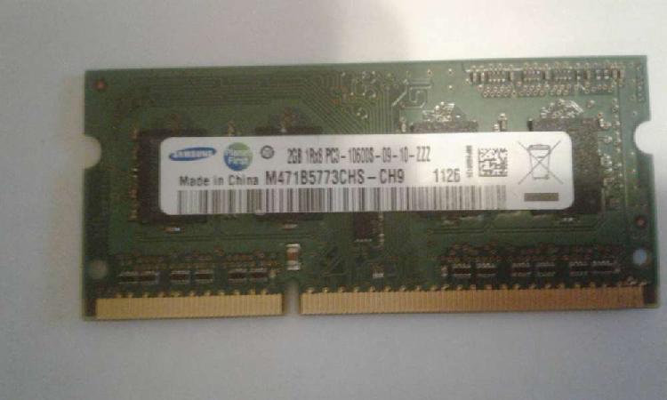 Memoria RAM para Notebook DDR 3 2 Gb