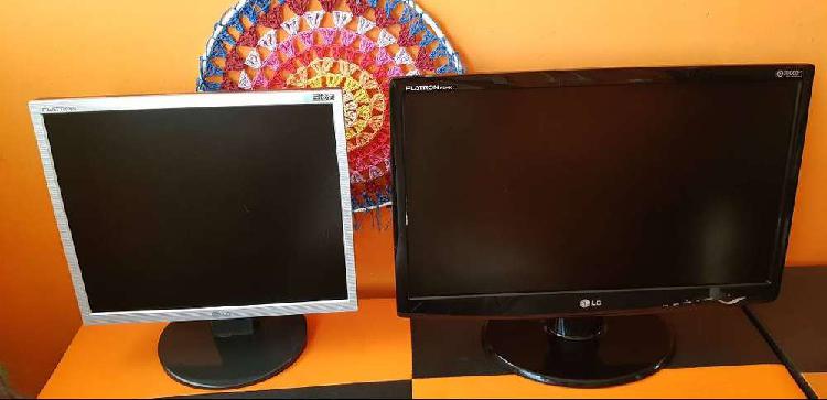 Monitores LG LCD 22" y 17" como nuevos ( PARA REPUESTO )