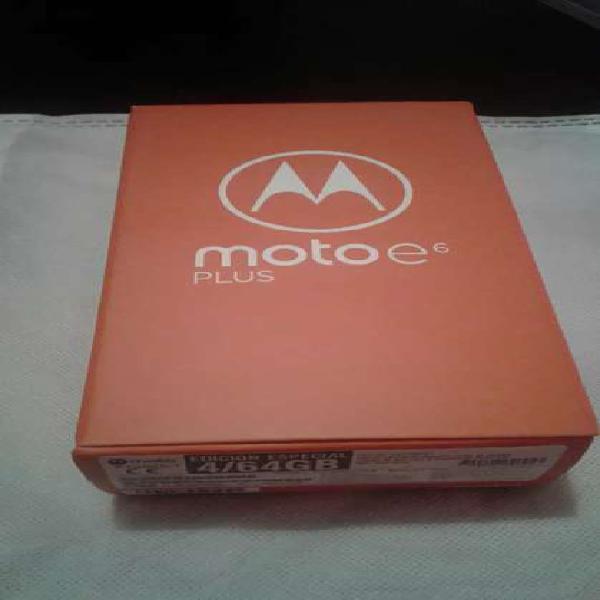 Moto e6 plus 4ram 64gb nuevo en caja a estrenar