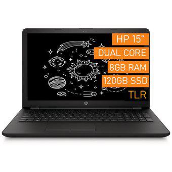 Notebook HP Dual Core N4000 / 8gb + 120 SSD / 15.6'' HD /