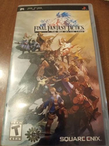 Psp- Juego Final Fantasy Tactics The War Of The Lions