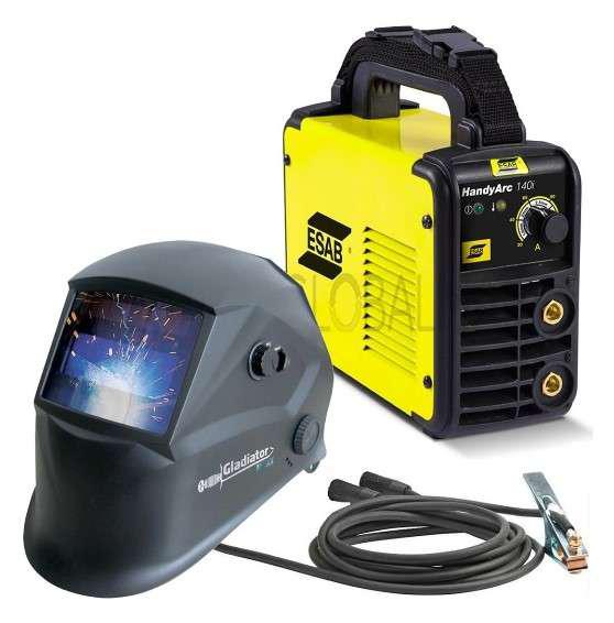 Soldadora Inverter Handy Arc 140 Esab Conarco + Mascara