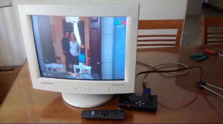 Tv 17- monitor Samsung + sintonizador TV jet Black 1680*1050
