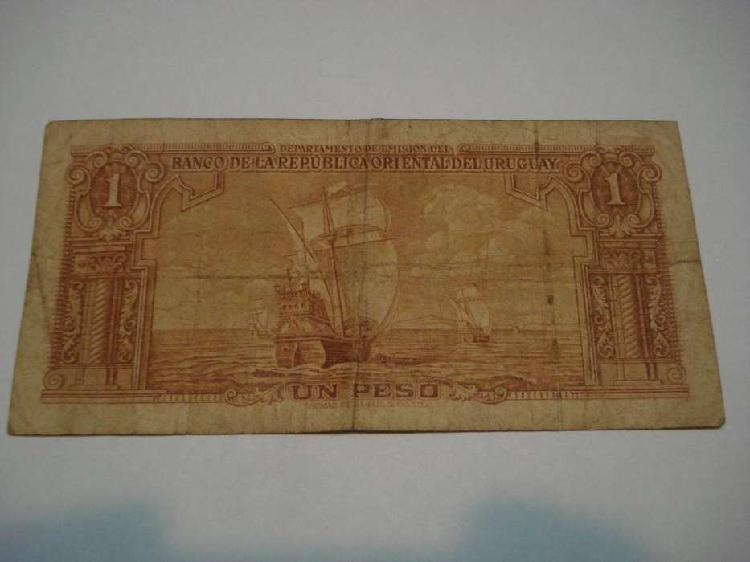 billete de Uruguay 1 peso 1939