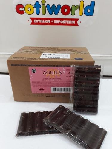 Caja De Chocolate Águila En Barra X5kg. Semi-amargo
