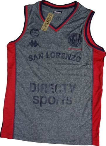 Camiseta Musculosa De Básquet San Lorenzo Oficial Casla 17