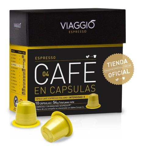 Capsula Café Viaggio Espresso Compatible Con Nespresso X10u