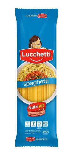 Fideos Lucchetti Spaghetti Pack X 20 Unidades X 500g. C/u