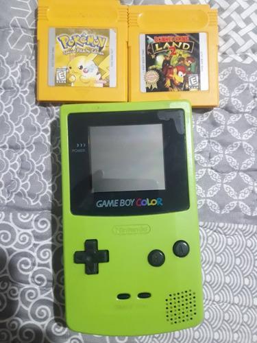Game Boy Color Más Dos Juegos Originales (los Más