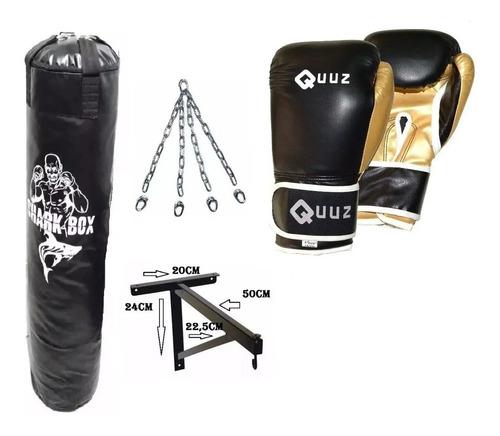 Kit Boxeo,kick Boxing,bolsa 90cm S/ Relleno+cadenas+soporte!