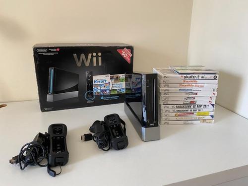 Nintendo Wii + 2 Controles Wii Motionplus + Juegos