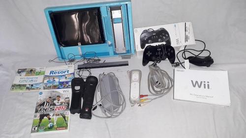 Nintendo Wii (poco Uso)+accesorios+manuales Y Caja Original