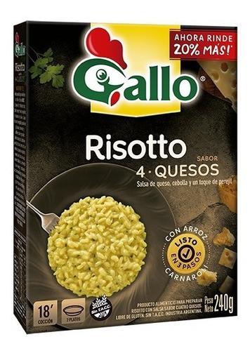 Risotto Gallo 4 Quesos X 240grs.