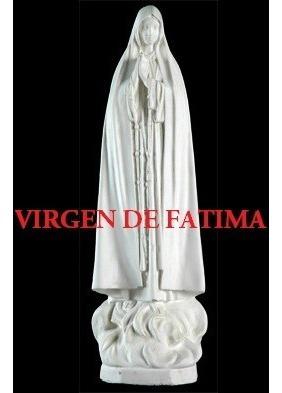 Virgen De Fátima, De 60 Cm., De Cemento
