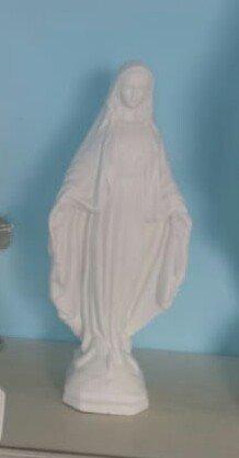 Virgen Madalla Milagrosa De Cemento 38cm