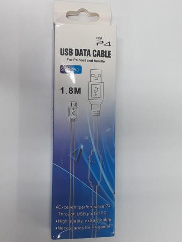 Cable Ps4 Carga Joystick C/ Filtro 1,80 Mts