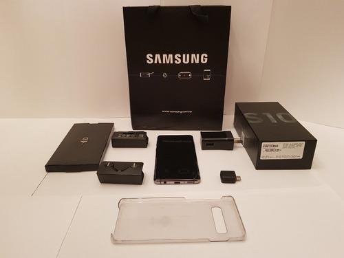 Celular Samsung Galaxy S10 Caja Accesorios Factura Impecable