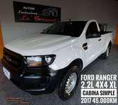 Ford Ranger 2.2l 4x4 XL Safety Cabina Simple