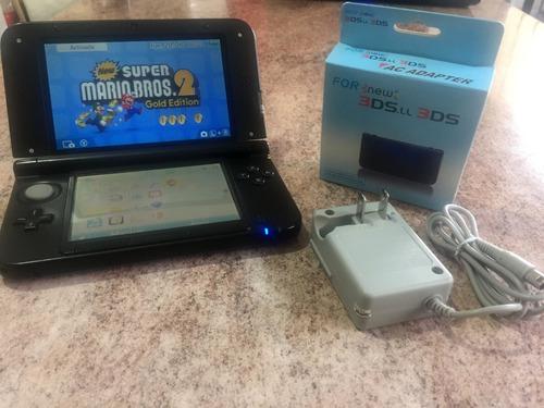 Nintendo 3ds Xl + 3 Juegos + Cargador Nuevo + Memoria 16gb