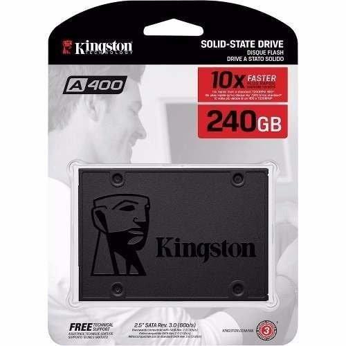 Ssd Disco De Estado Solido kingston 240gb 500mbps Cbafederal