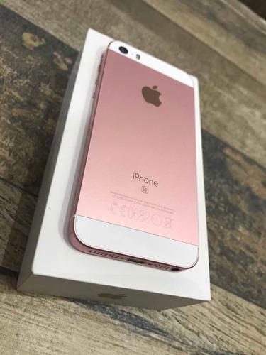 iPhone SE Con Accesorios 64gb Excelente Estado Color Rosa