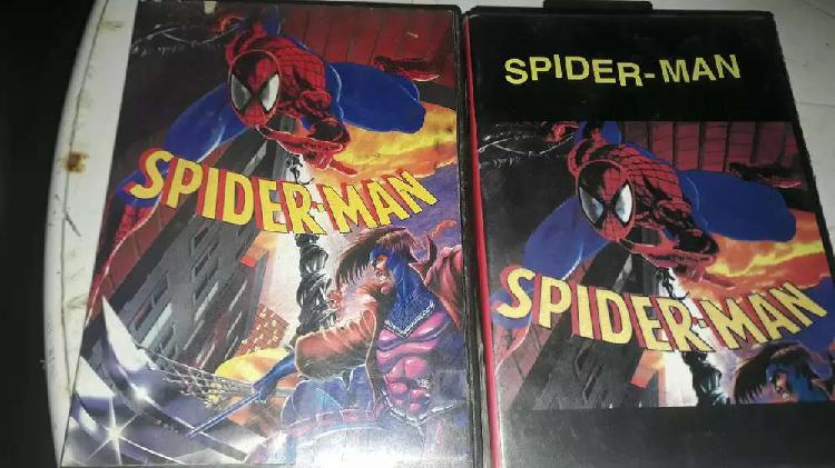 2 cartuchos de sega de SPIDER MAN usados