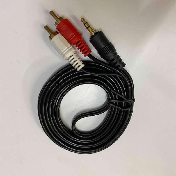 Cable Auxiliar Plug Jack 3.5mm Macho A 2 Rca