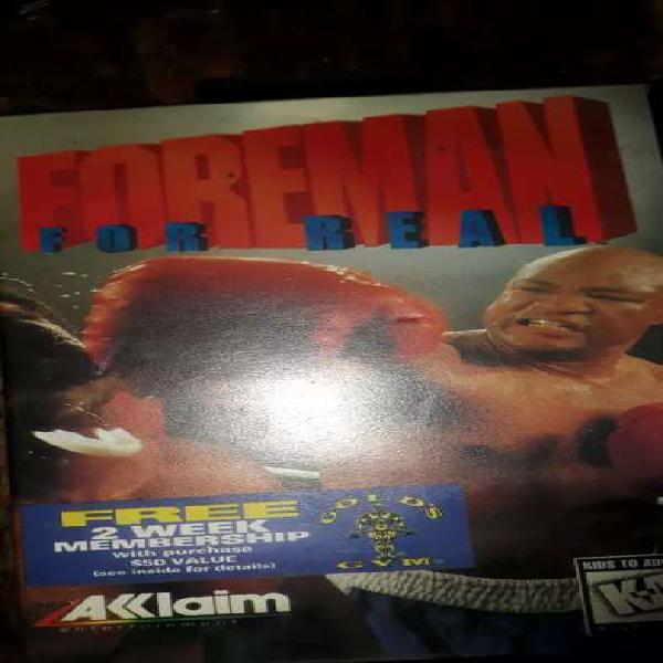 Cartucho de sega FOREMAN original