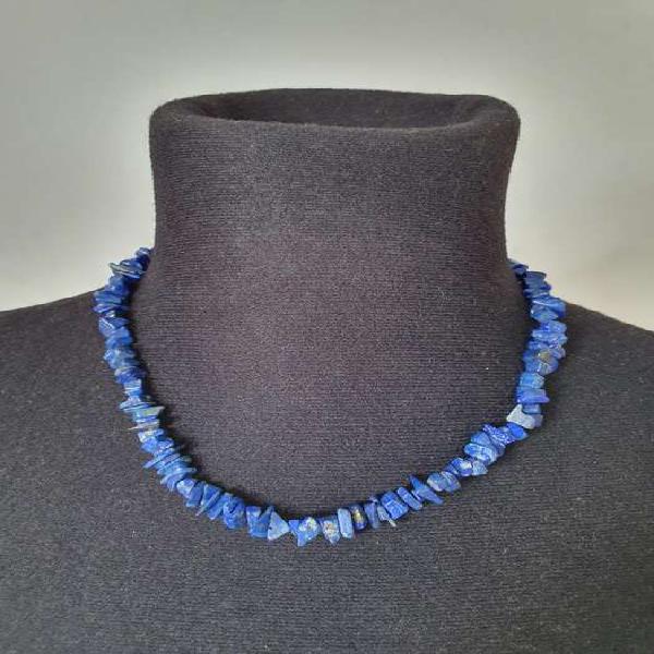 Collar Piedras Azul