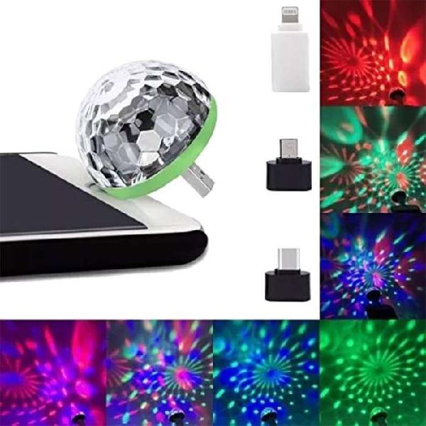 Envío con normalidad Mini Bola Luz Magica Led Rgb Usb