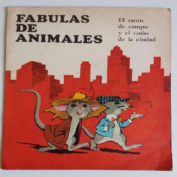 Libro Fabulas De Animales Raton Campo Y Ciudad Acme 1974