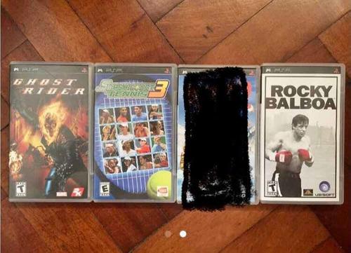 Lote Juegos Psp Rocky Balboa, Smash Court Tennis 3 Y 1 Extra